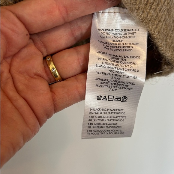 Maeve Beaded Ruffle Short Sleeve Cardigan NWT - Picture 8 of 10